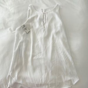 Express new with tags razorback style white blouse.